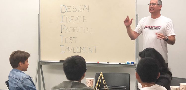 Middle school students in Downey learn design thinking image